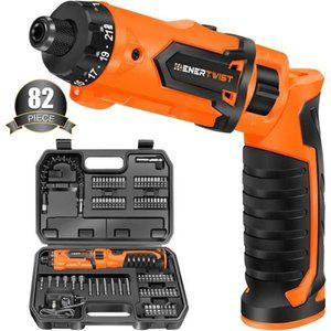 New ENERTWIST 8V Cordless Electric Screwdriver (ET-CS-8K) - Open Box